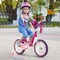 Kids Bike with Removable Doll Seat and Training Wheels Adjustable Handlebar